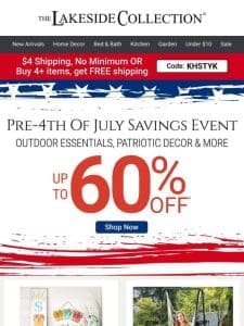 Blast Off With Pre-4th of July Savings! Up To 60% Off