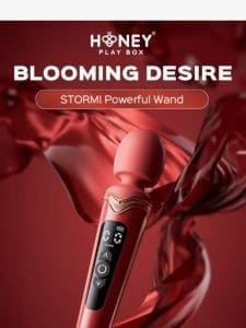 Blooming Desire: STORMI Powerful Wand