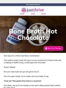 Bone broth hot chocolate (recipe)