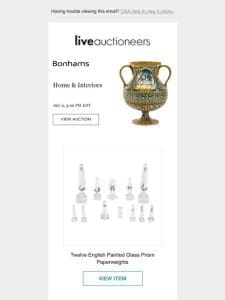 Bonhams | Home & Interiors | European Decor & Design | The Stanley Goldfein Collection