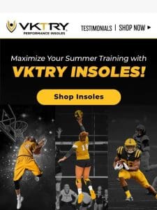 Boost Your Summer Training with VKTRY Insoles! ?