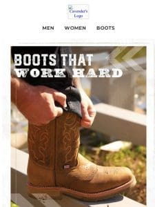 Boots That Work Hard