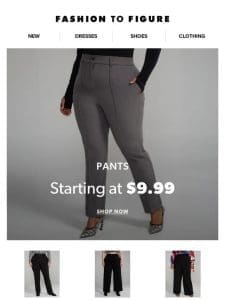 Bottoms made for your curves from $9.99 ?