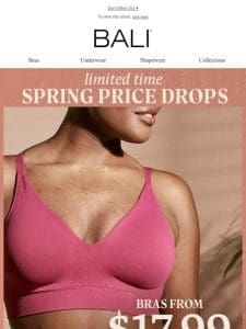 Bras $17.99 & Up is Here!