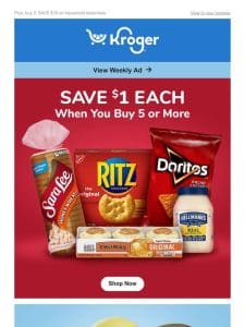 Bring These Weekly Ad Savings Home ? | SAVE $1 Each on 5+ | Easter Basket Essentials