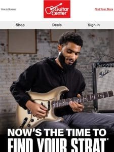 Bring home a Strat and pay over time