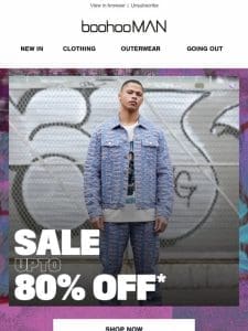 Bro， Up To 80% Off Starts Now!