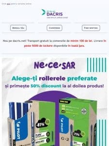 Bucură-te de seturile tale preferate PILOT cu 50% reducere la al doilea produs!