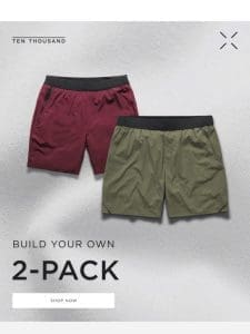 Build Your Own Shorts 2-Pack