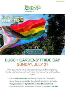 Busch Gardens Williamsburg Pride Day 7/21  ️