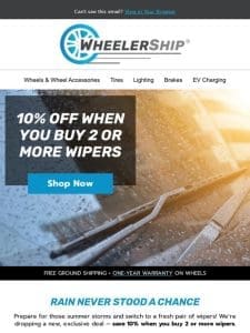 Buy 2 or More Wipers & Get 10% Off!