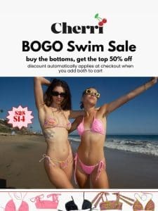 Buy the bottoms， get the top 50% off