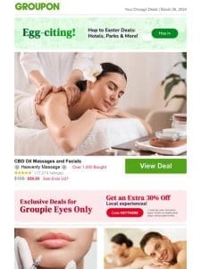 CBD Oil Massages and Facials