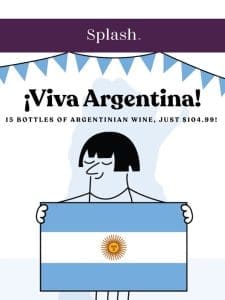 CELEBRATE: Argentinian Independence Day with HUGE Deal!