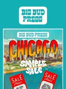 CHICAGO SAMPLE SALE   SATURDAY & SUNDAY!