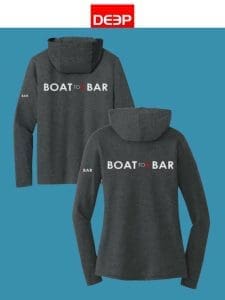 CLEARANCE SALE! Boat to Bar Triblend Hoodie – 60% off!