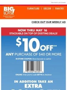 COUPONS INSIDE: Shop these deals before time runs out