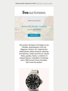 California Auctioneers | American Estates Auction