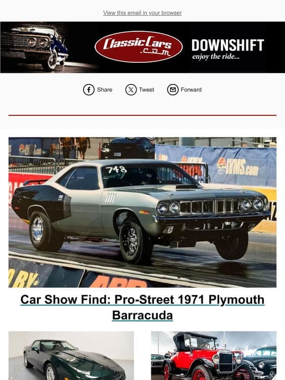 Car Show Find: Pro-Street 1971 Plymouth Barracuda