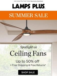Ceiling Fan OBSESSED! Up to HALF OFF + Free Shipping