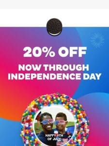 Celebrate 4th of July with 20% Off!