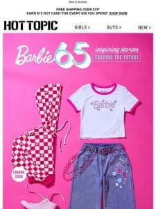 ? Celebrate Barbie’s iconic 65th Anniversary ?