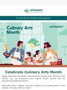 Celebrate Culinary Arts Month