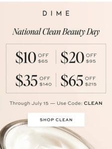 Celebrate National Clean Beauty Day