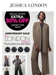 ? Celebrate The London Collection With EXTRA 30% OFF!