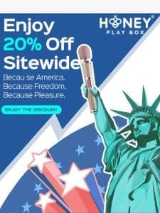 Celebrate the 4th of July， enjoy 20% off sitewide!