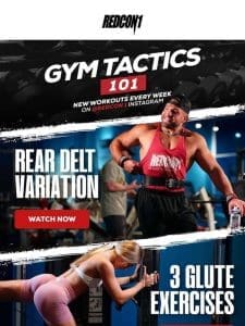 Check out new workouts from REDCON1 Athletes