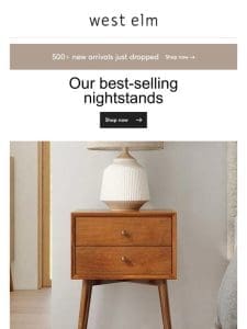 Check out our best-selling nightstands