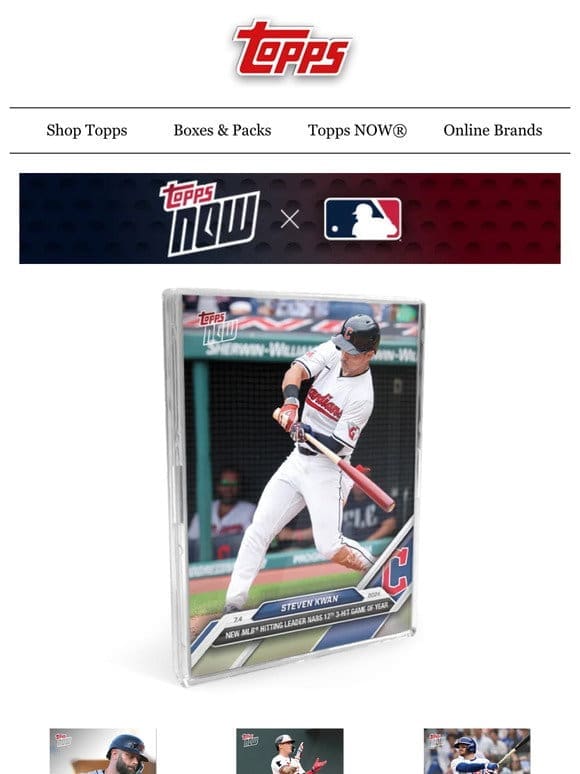 Check out the latest MLB Topps NOW® cards!