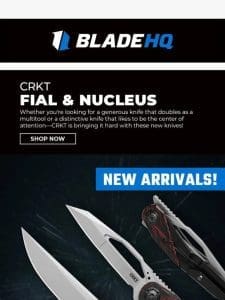 Check out these new arrivals from CRKT!