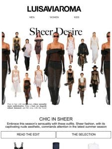 Chic in sheer: the new trend of see-through outfits