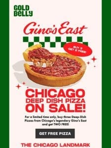 Chicago Deep Dish Pizza SALE!