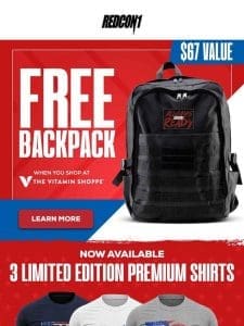 Claim your FREE Backpack when you shop @ The Vitamin Shoppe