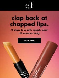 Clap back at chapped lips