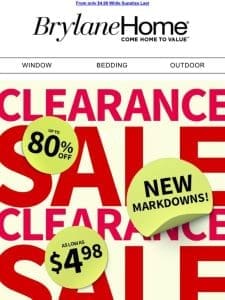 ??? Clearance Alert! From $4.98