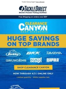 Clearance Canyon: Top Brands On Sale Today!