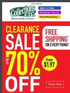 Clearance Event: Your Ultimate Savings Destination!