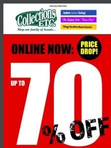 Clearance Frenzy: Grab Savings Up to 70% Off!