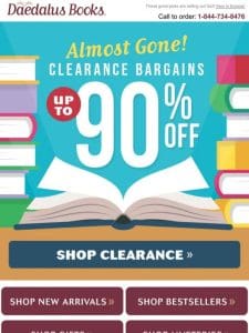 Clearance YOU LOVE: Up to 90% OFF!