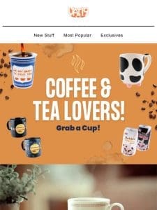 Coffee & Tea Lovers rejoice!