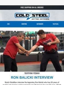 Cold Steel Trainers | Ron Balicki YouTube Video