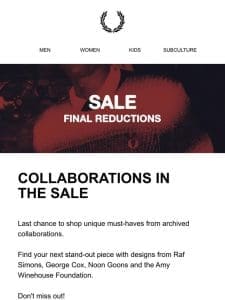 Collaborations in the sale