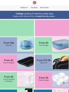 College finds to keep you fueled & organized