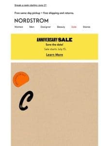 Coming soon: Anniversary Sale