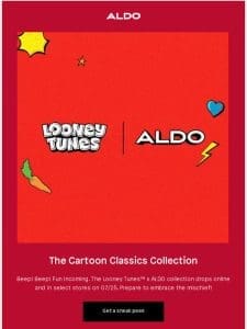 Coming soon: Looney Tunes™ x ALDO