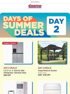 Cool Off with Day 2 of Summer Deals!